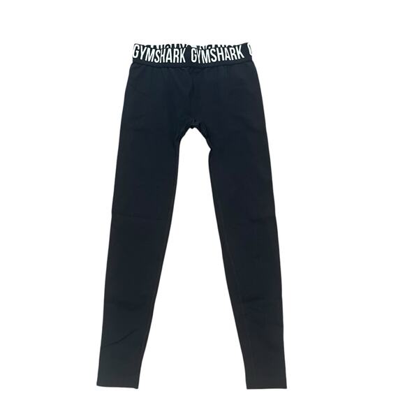 GYMSHARK Women Size Small Black Capri Athletic Workout Gym Running Legging Pants - Picture 1 of 5